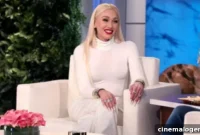 Gwen Stefani Dazzles in White on Ellen, Reveals Blake Shelton Details