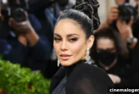 Vanessa Hudgens Embraces Goth Glamour In Sheer Black Lace At Met Gala