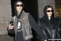 Kourtney Kardashian Rocks LBD Hand In Hand With Travis Barker In NYC Pre Met Gala
