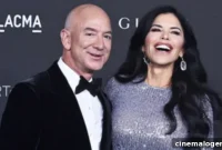 Lauren Sanchez Wows in Plunging Sequins, Steps Out With Jeff Bezos At Benefit Gala