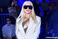 Christina Aguilera Wows in Cutout Top at Dior Mens Show LA