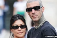 Kourtney Kardashian Flaunts Sheer White Top, Holds Hands With Travis Barker on Honeymoon