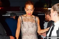 Rita Ora Glitters in See-Through Sparkle at Thor Afterparty