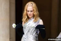 Nicole Kidman’s Balenciaga Silver Stunner