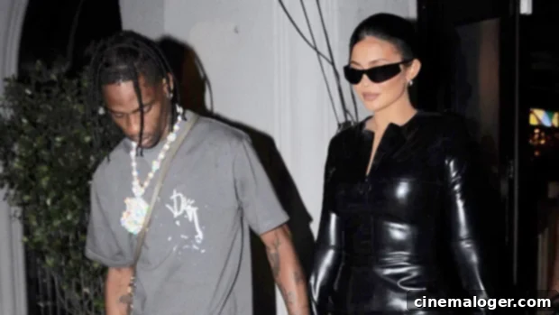Kylie Jenner Channels 'The Matrix' in PVC Minidress for Travis Scott Date 1 featured 4787289