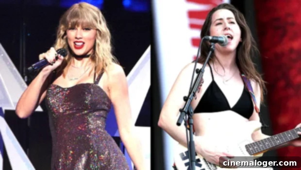 Taylor Swift Surprises London Crowd, Joins HAIM For 'Love Story' Performance (Video) 1 featured 4796943