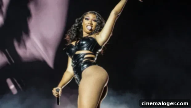 Megan Thee Stallion Dazzles in Rainbow Cutout Jumpsuit, Embracing Her True Figure 1 featured 4830941