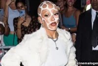 Doja Cat’s White Paint Masterpiece Steals NYFW Spotlight