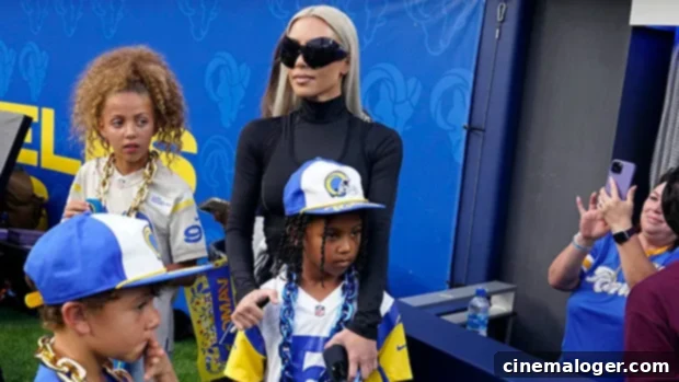 Kim K Catches Flak At Rams Game After Kanye's Twitter Storm 1 featured 4865031