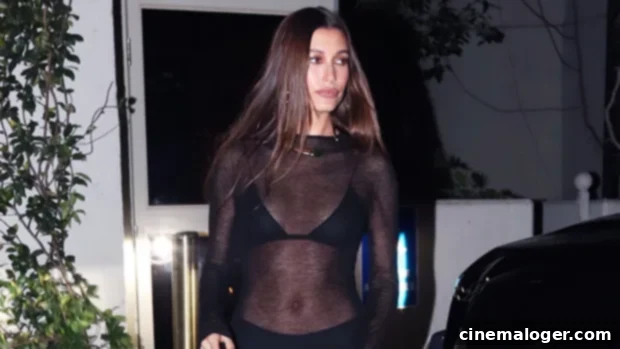 Hailey Bieber's Sheer Statement: Lingerie on Display at Tiffany Event 1 featured 4880174