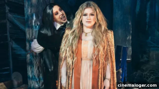Kelly Clarkson Haunts Halloween Talk Show as Ghostly Stevie Nicks 1 featured 4880977