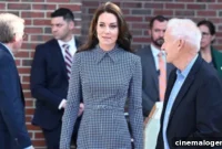Kate Middleton Shines Solo in Striking Houndstooth on U.S. Debut