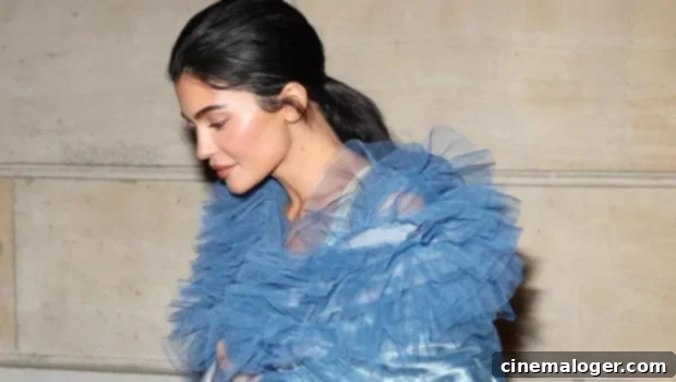 Kylie Jenner's Parisian Blue Tulle Triumph After Son Aire's First Glimpse 1 featured 5012348