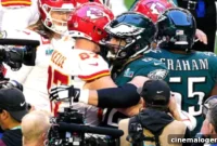 Jason Kelce Embraces Brother Travis After Super Bowl Victory