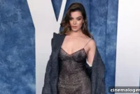 Hailee Steinfeld Dazzles in Sheer Slip Dress at Vanity Fair Oscar Party