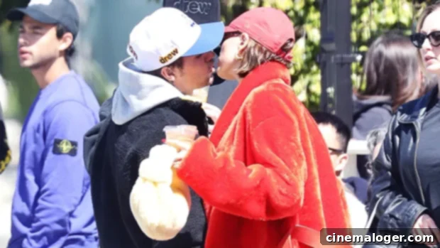 Justin and Hailey Bieber Kiss At Brunch After Hailey's Selena Gomez Outreach 1 featured 5058048