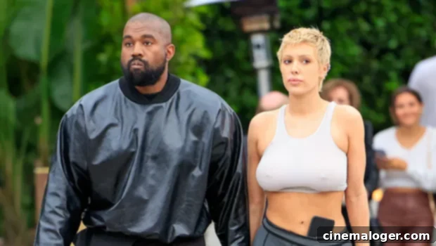 Kanye West's Wife Bianca Censori Turns Heads in Daring White Bodysuit and Thigh-High Boots 1 featured 5282533