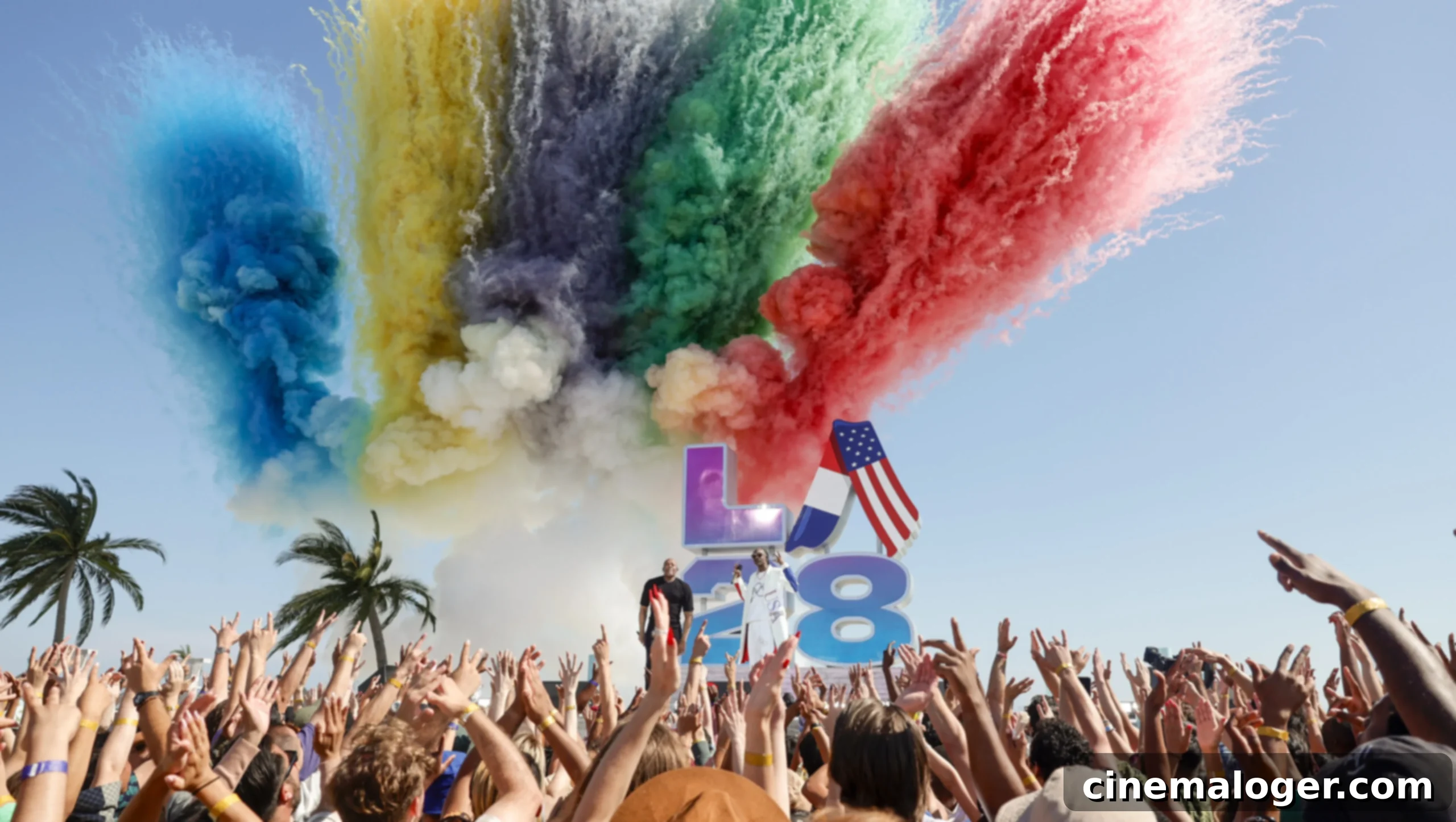 Billie Eilish, Snoop Dogg & Dr. Dre Dazzle at L.A. 2028 Olympics Handoff 1 featured 5310412 scaled