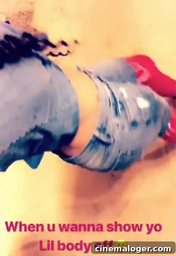 Tiny Flaunts Snatched Waist In Crop Top And Jeans Her Message To T.I. 2 Tiny Harris