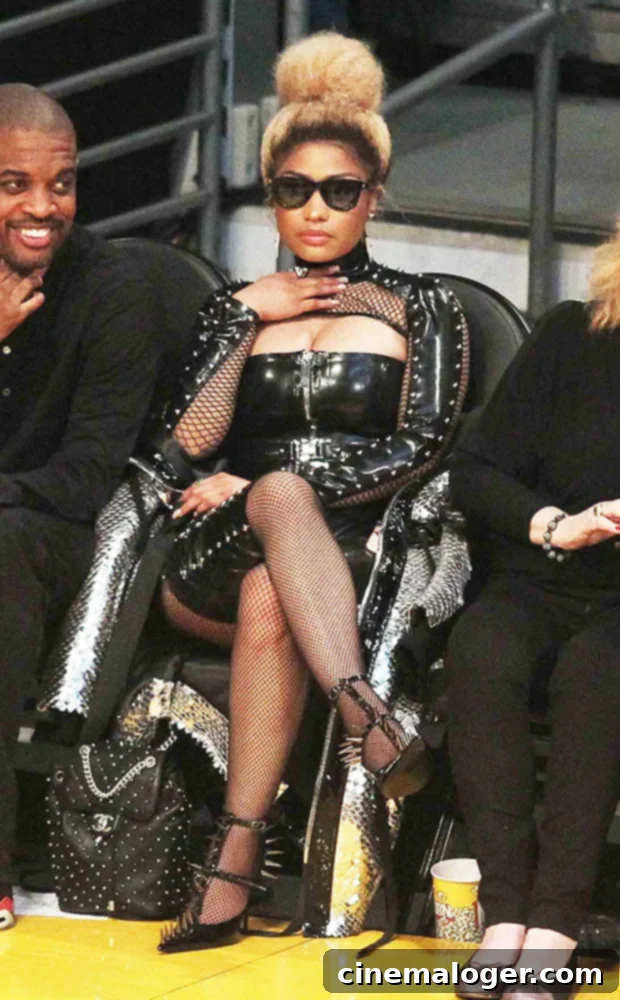 Nicki Minaj Cardi B and Other Stars Bringing Dominatrix Chic to Daily Life 2 nicki minaj