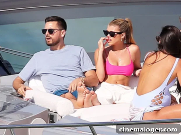 15 Stars Turning Heads in Neon Bikinis: Kylie Jenner, Sofia Richie & More 4 sofia richie scott disick