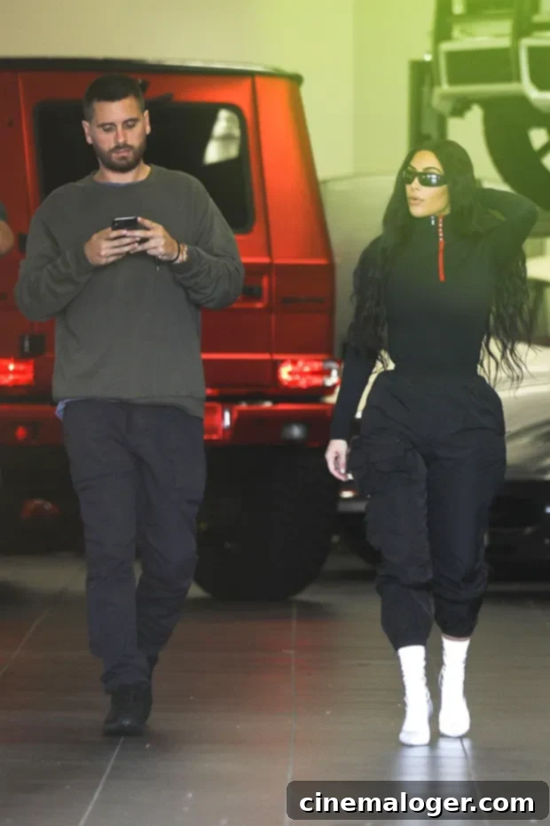 Scott Disick with Kim Kardashian