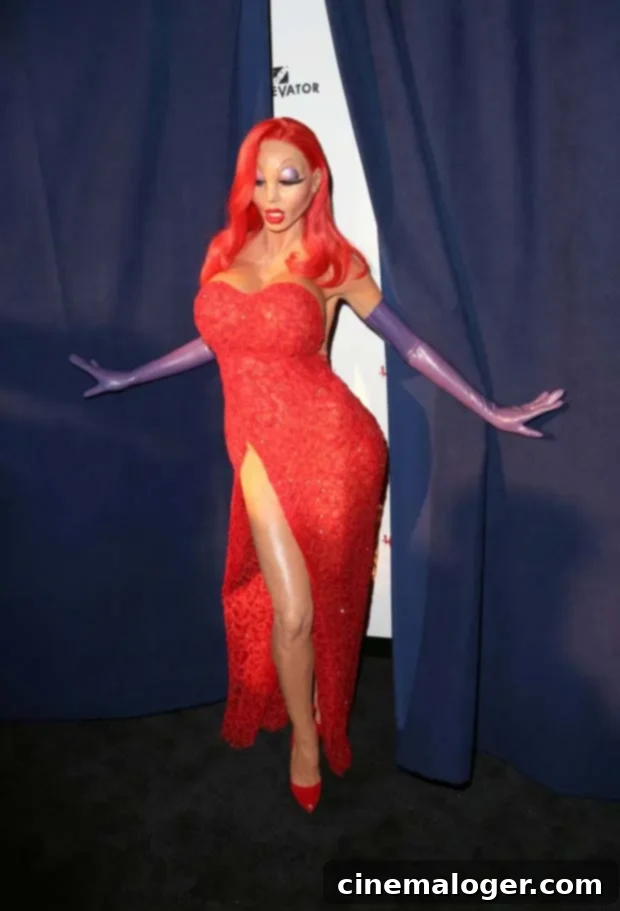 Heidi Klum's Legendary Halloween Looks: From Werewolf to Rabbit and Beyond 3 Heidi Klum as Jessica Rabbit at her 2015 Halloween party