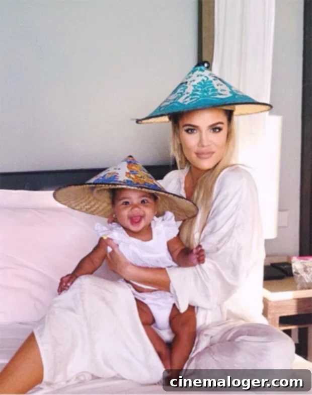 Khloe Kardashian's Bamboo Hats Spark Cultural Appropriation Outcry 2 Khloe Kardashian & True Thompson Hats