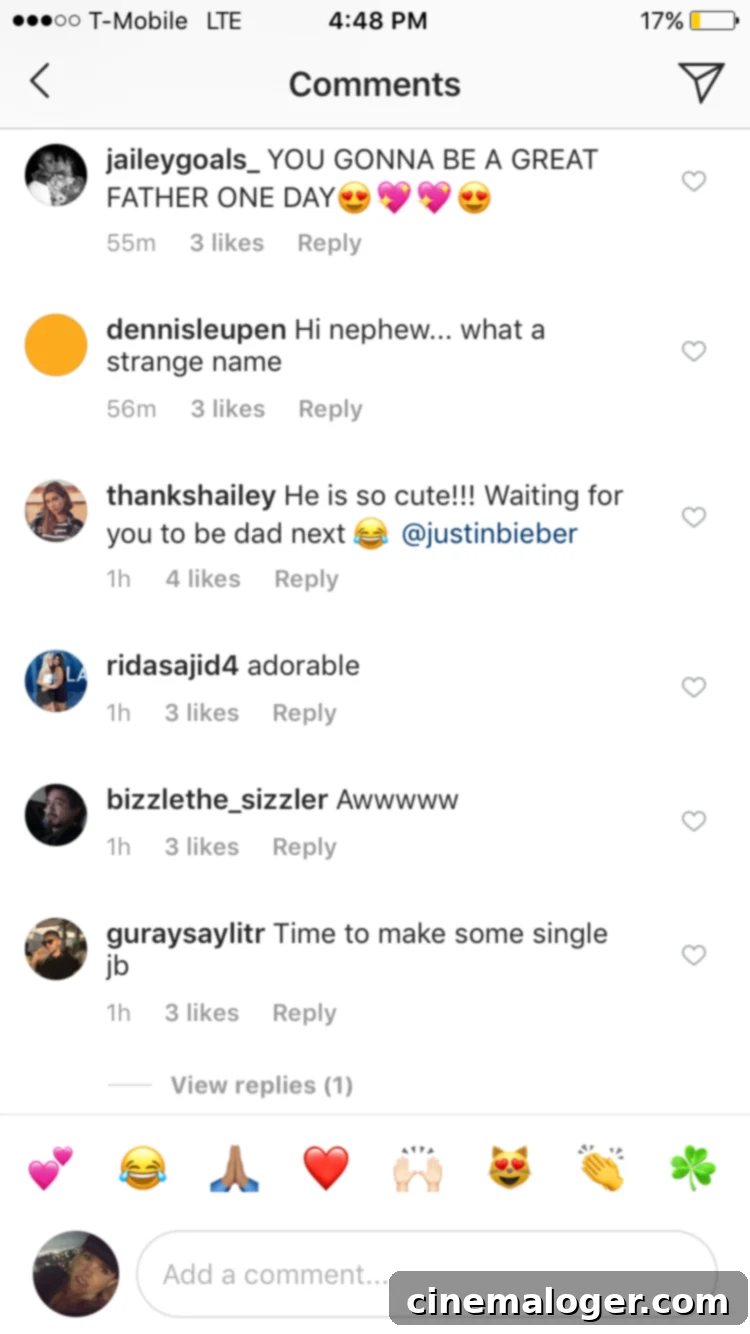 Justin Bieber's Nephew Pic Sparks Fan Demands For Him And Hailey To Start A Family 2 Justin Bieber's nephew