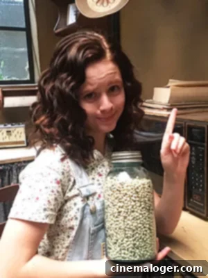 Lulu Wilson Spills on Hill House and Whats Next 3 Another exclusive behind-the-scenes photograph featuring Lulu Wilson during the production of The Haunting of Hill House, offering a glimpse into the making of the popular Netflix series.