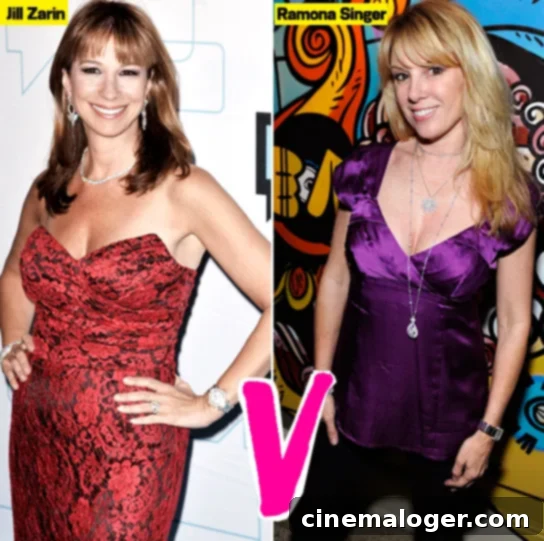 Ramona Singer, Jill Zarin, and Alex McCord on Real Housewives of New York City Ramona Singer and Jill Zarin in a tense moment from The Real Housewives of New York City