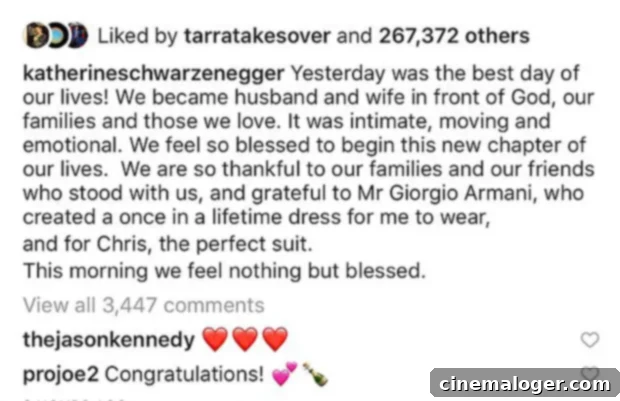 Joseph Baena, Katherine Schwarzenegger