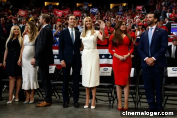 Tiffany Trump Dazzles In LBD At Dad Donald's Reelection Rally Alongside Siblings, But Barron Skips It 2 Tiffany Trump, Siblings