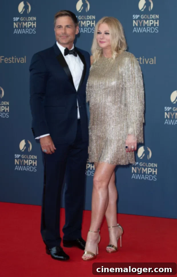 Rob Lowe and wife Sheryl Berkoff 