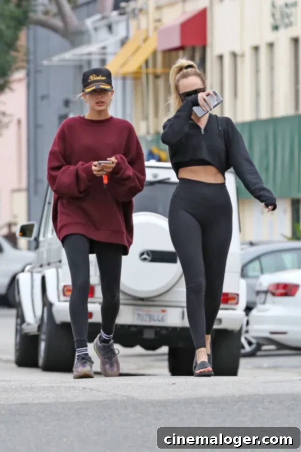 Hailey Baldwin Wears Her Heart on Her Head for Justin Bieber 3 Hailey Baldwin in LA