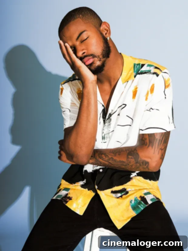 Cierra Ramirez and Trevor Jackson Broke Us Chemistry Made Perfect Sense 3 Trevor Jackson, star of Grown-ish, performing on stage.