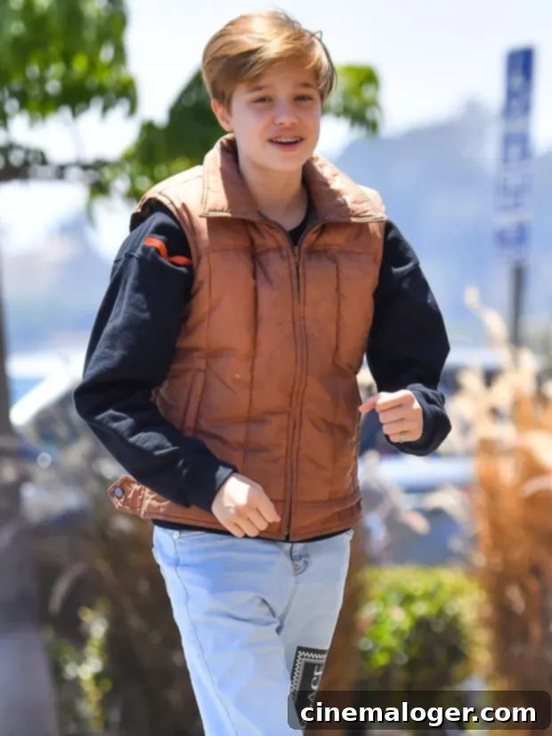 Shiloh Jolie-Pitt, 13, Stuns In Versace Shorts On Independent Shopping Trip 2 Shiloh Jolie-Pitt