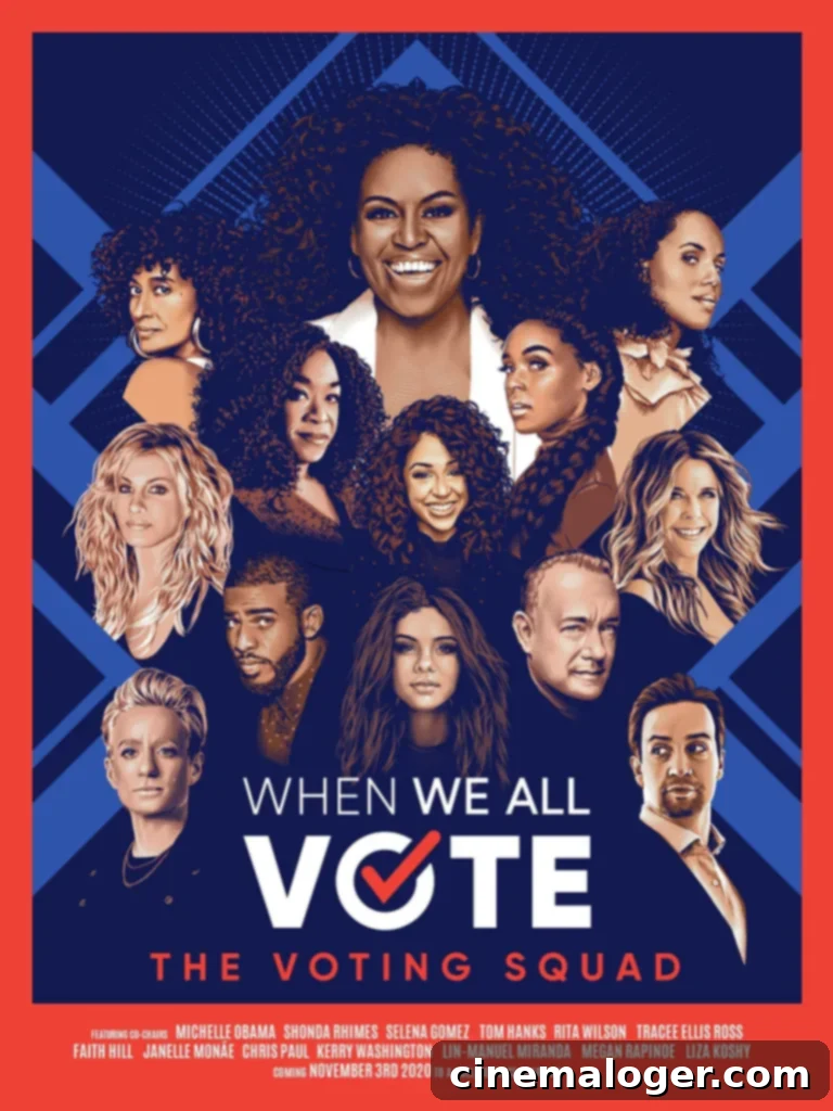 Michelle Obama and Selena Gomez Team Up for Second When We All Vote Campaign 2 (PRNewsfoto/When We All Vote)
