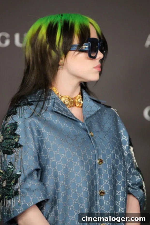 Billie Eilish Embraces a Fierce Mullet: Witness Her Hair Transformation 2 Billie Eilish