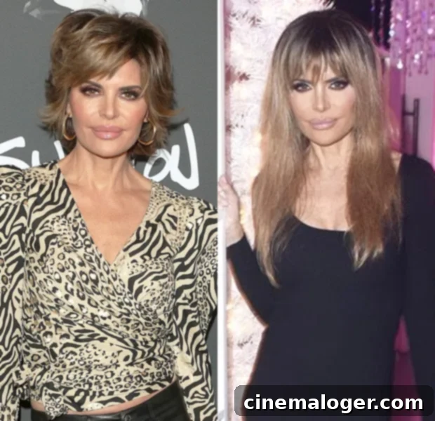 Lisa Rinna Unveils Stunning Long Blonde Hair and Bangs 3 lisa rinna