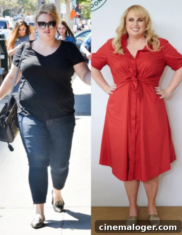 Rebel Wilson's Jaw Dropping Reveal in a Plunging Red Dress 2 Rebel Wilson