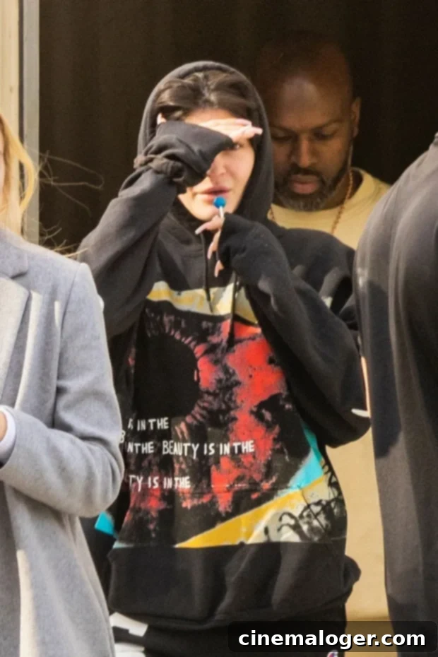 Kylie Jenner Sends A Message In Travis Scott Astroworld Sweatsuit After Ex's Instagram Likes 2 Kylie Jenner