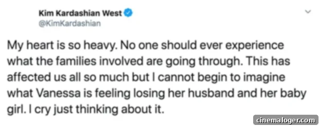 Kim Kardashian Sends Heartfelt Condolences to Vanessa Bryant After Kobe and Gianna's Loss 2 Kim Kardashian