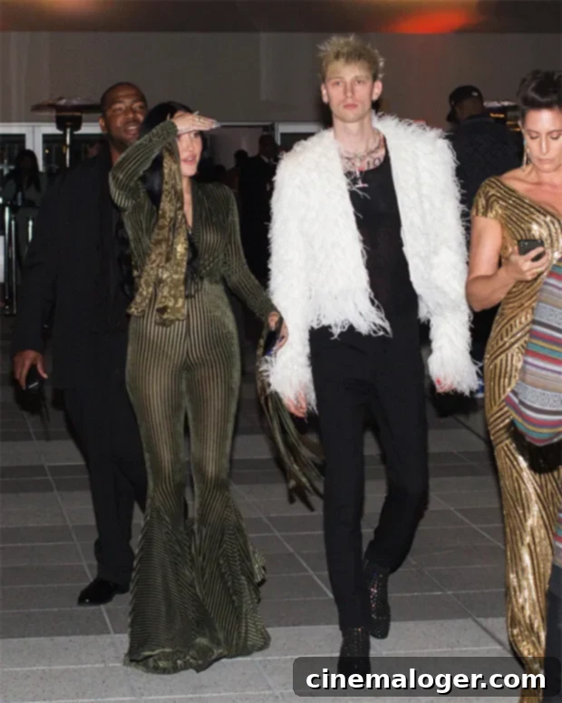 Noah Cyrus and Machine Gun Kelly Fuel Dating Rumors After 2020 Grammys Party 2 noah cyrus machine gun kelly