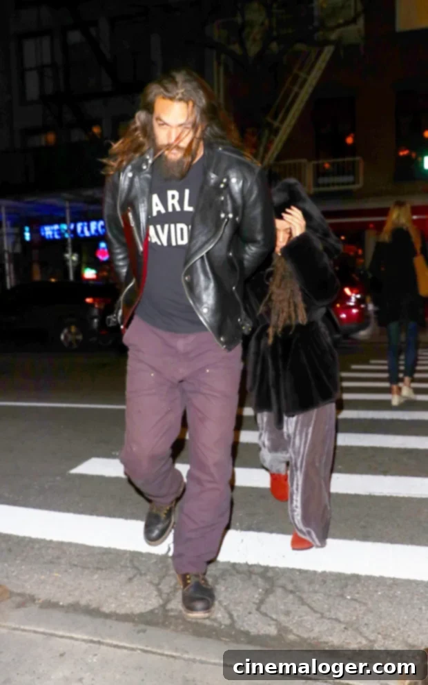 Jason Momoa And Lisa Bonet Get Cozy In NYC Following Viral Super Bowl Ad 2 Jason Momoa and Lisa Bonet
