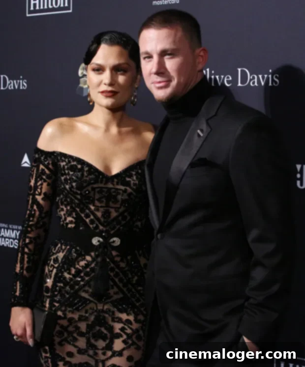 Channing Tatum and Jenna Dewan Their Post-Divorce Relationship Uncovered 2 Channing Tatum and Jessie J on a red carpet