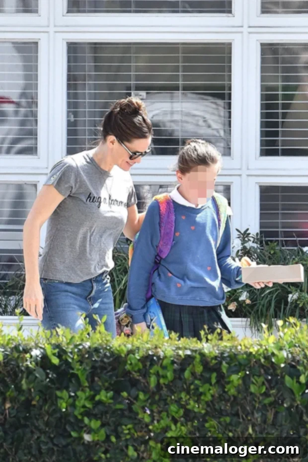 Jennifer Garner Keeps Seraphina, 11, Close After Ben Affleck Spotted With Co-Star 2 Jennifer Garner and Seraphina Affleck
