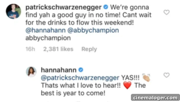 Patrick Schwarzenegger, Hannah Ann Sluss