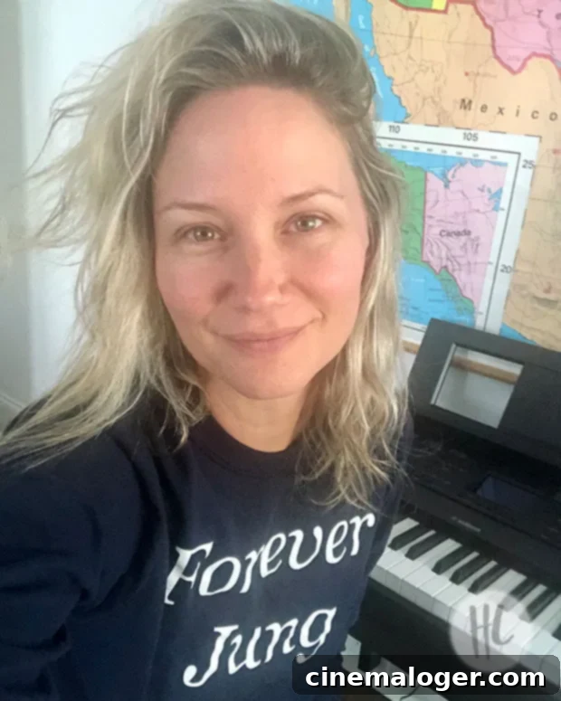 Jennifer Nettles' Sweet Secrets For Homeschooling Her Son 2 Jennifer Nettles during quarantine, courtesy of Jennifer Nettles