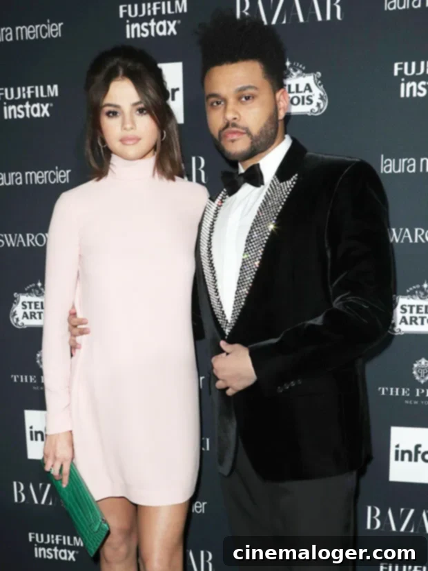Selena Gomez's Souvenir Bonus Track Fuels The Weeknd Speculation 2 Selena Gomez and The Weeknd in happier times